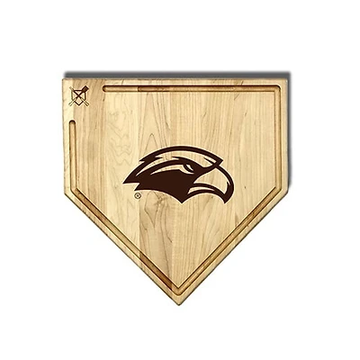 Jardine Southern Miss Golden Eagles Baseball BBQ 17" x 17" Home Plate Cutting Board with Trough