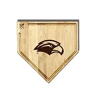 Jardine Southern Miss Golden Eagles Baseball BBQ 17" x 17" Home Plate Cutting Board with Trough