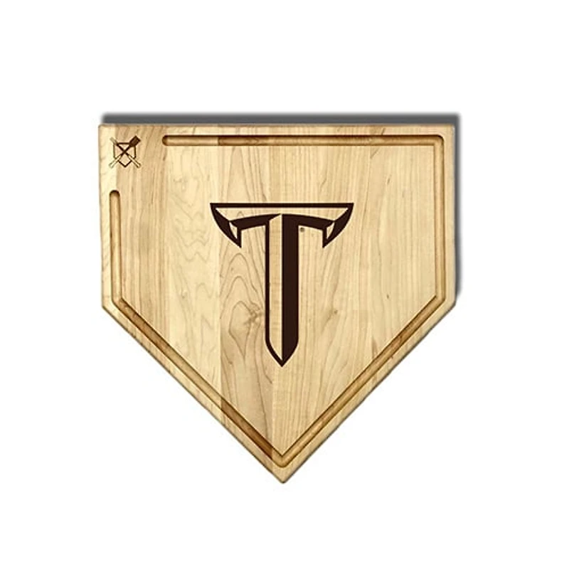 Jardine Troy University Trojans Baseball BBQ 17" x 17" Home Plate Cutting Board with Trough