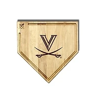 Jardine Virginia Cavaliers Baseball BBQ 17" x 17" Home Plate Cutting Board with Trough