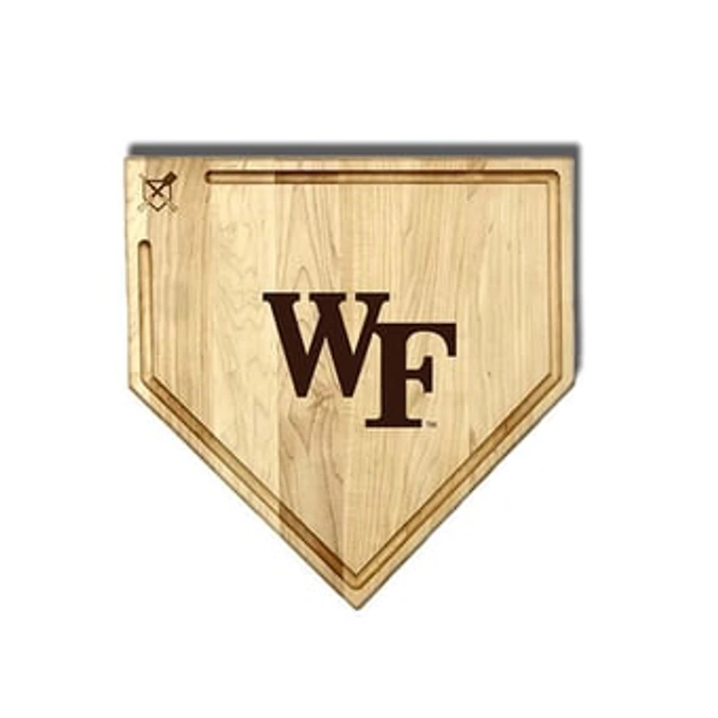 Jardine Wake Forest Demon Deacons Baseball BBQ 17" x 17" Home Plate Cutting Board with Trough