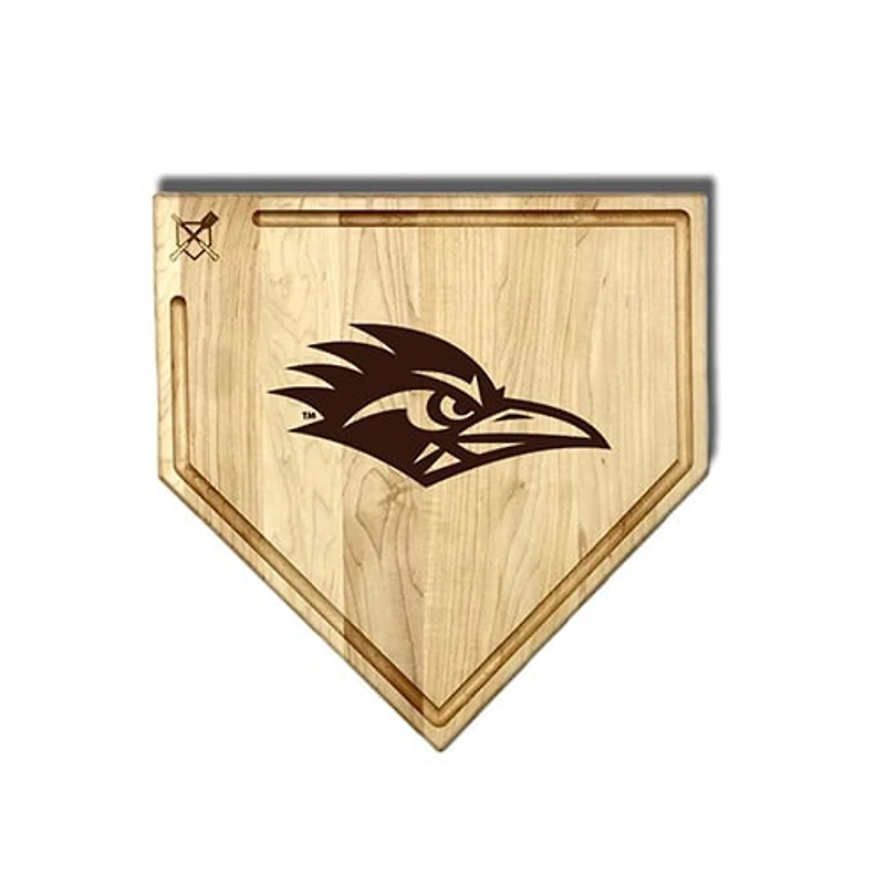 Jardine UTSA Roadrunners Baseball BBQ 17" x 17" Home Plate Cutting Board with Trough