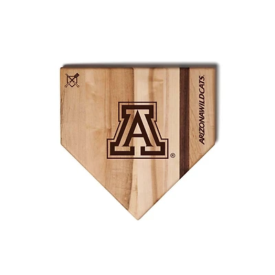 Jardine Arizona Wildcats Baseball BBQ 12" x 12" Home Plate Cutting Board