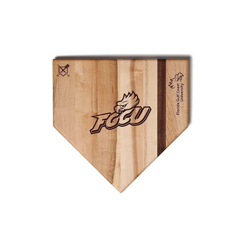 Jardine Florida Gulf Coast Eagles Baseball BBQ 12" x 12" Home Plate Cutting Board