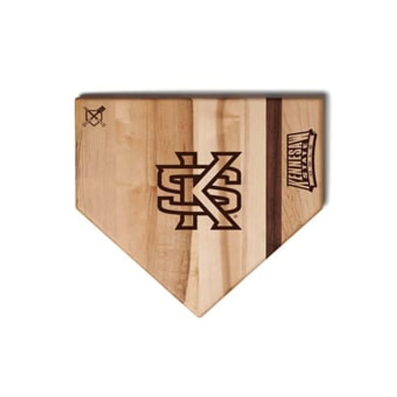 Jardine Kennesaw State Owls Baseball BBQ 12" x 12" Home Plate Cutting Board