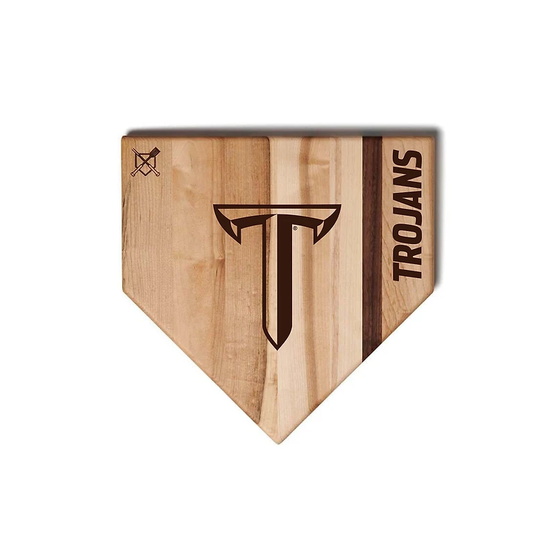 Jardine Troy University Trojans Baseball BBQ 12" x 12" Home Plate Cutting Board