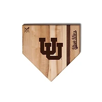 Jardine Utah Utes Baseball BBQ 12" x 12" Home Plate Cutting Board