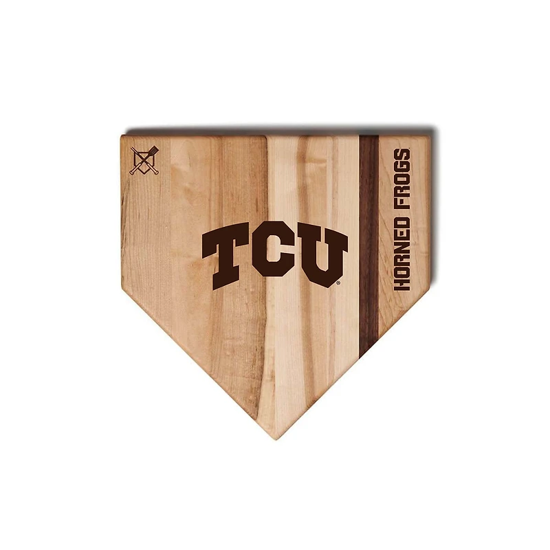 Jardine TCU Horned Frogs Baseball BBQ 12" x 12" Home Plate Cutting Board