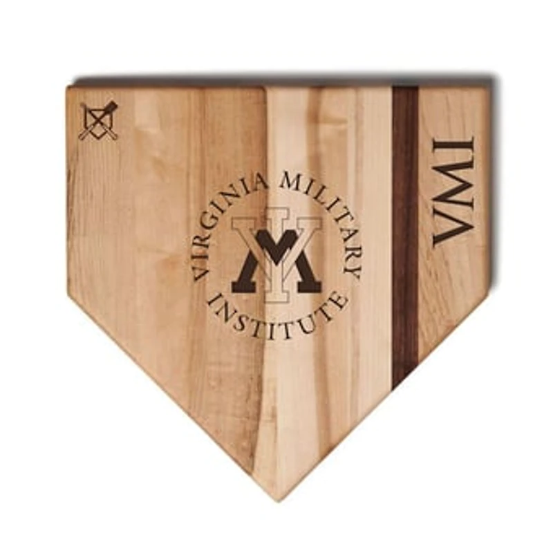 Jardine Virginia Military Institute Keydets Baseball BBQ 12" x 12" Home Plate Cutting Board
