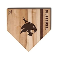 Jardine Texas State Bobcats Baseball BBQ 17'' x 17'' Home Plate Cutting Board