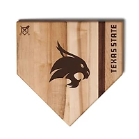 Jardine Texas State Bobcats Baseball BBQ 17'' x 17'' Home Plate Cutting Board