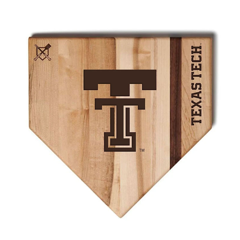 Jardine Texas Tech Red Raiders Baseball BBQ 17'' x 17'' Home Plate Cutting Board