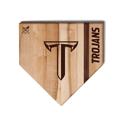 Jardine Troy University Trojans Baseball BBQ 17'' x 17'' Home Plate Cutting Board