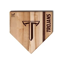 Jardine Troy University Trojans Baseball BBQ 17'' x 17'' Home Plate Cutting Board