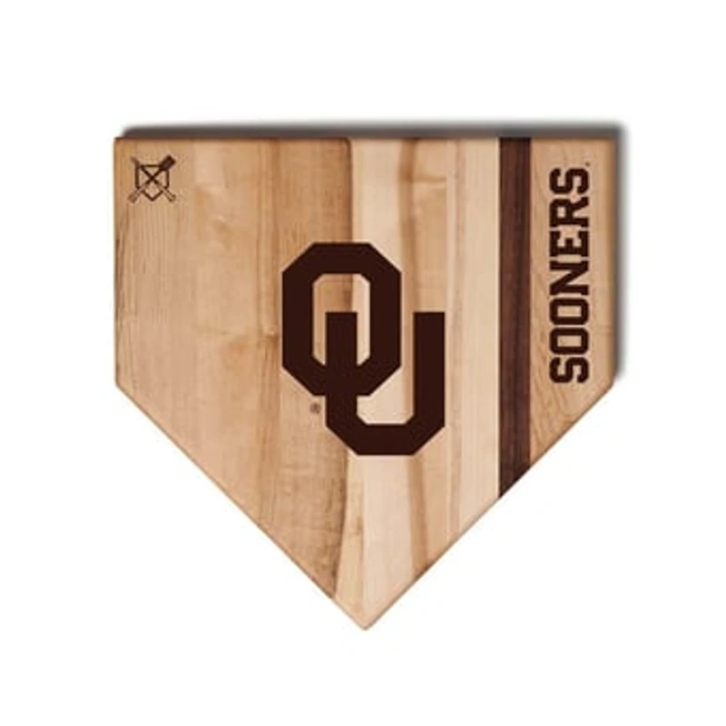 Jardine Oklahoma Sooners Baseball BBQ 17'' x 17'' Home Plate Cutting Board
