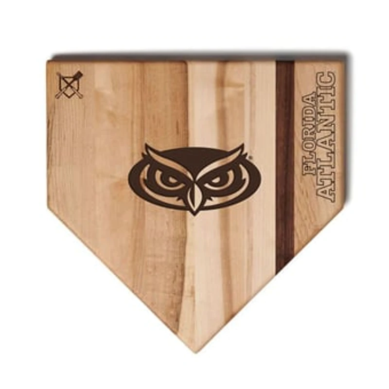 Jardine Florida Atlantic Owls Baseball BBQ 17'' x 17'' Home Plate Cutting Board