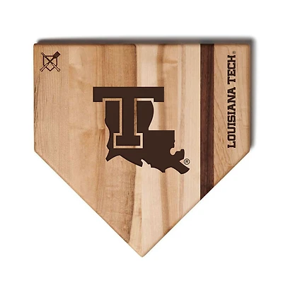 Jardine Louisiana Tech Bulldogs Baseball BBQ 17'' x 17'' Home Plate Cutting Board