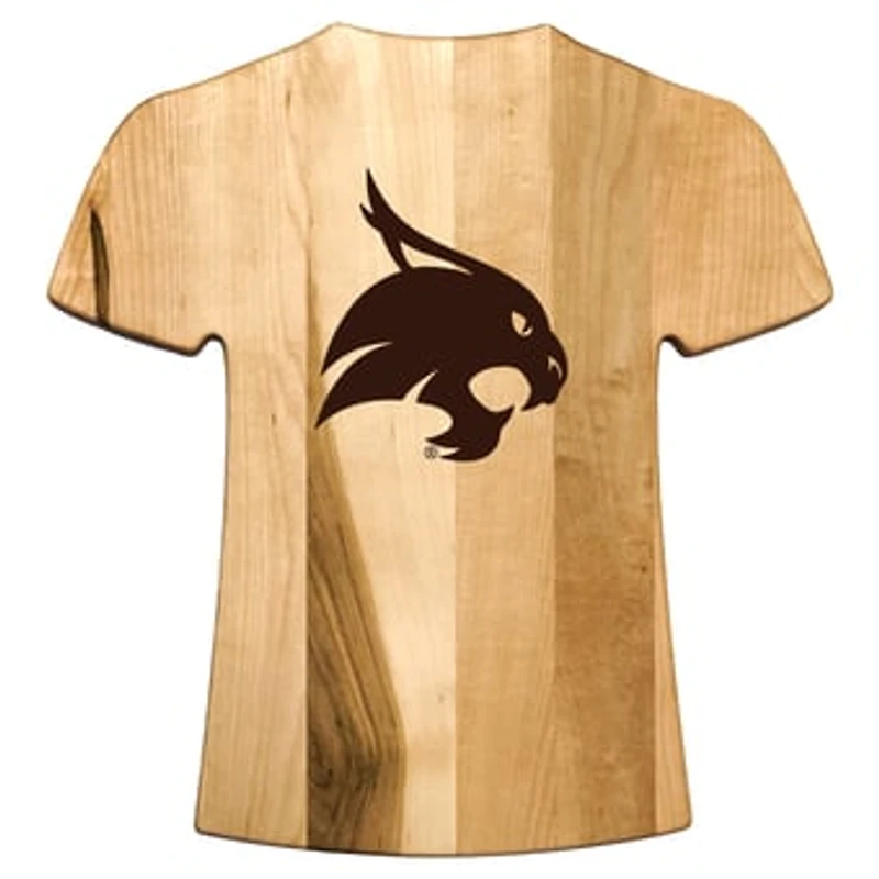 Jardine Texas State Bobcats Baseball BBQ Jersey Style Cutting Board