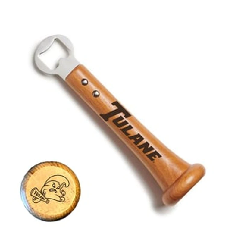 Jardine Tulane Green Wave Baseball BBQ Pickoff Bottle Opener