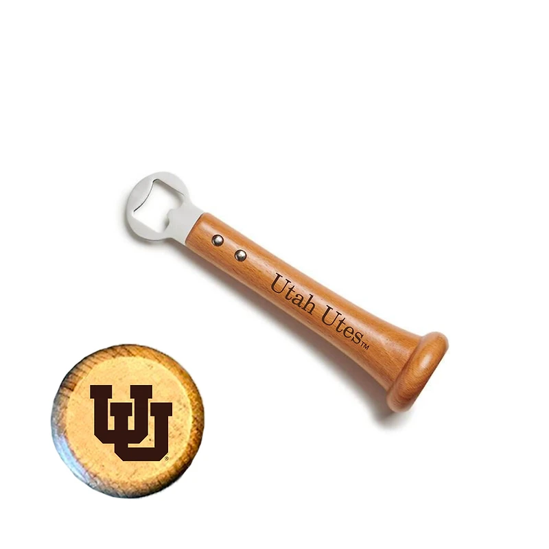 Jardine Utah Utes Baseball BBQ Pickoff Bottle Opener