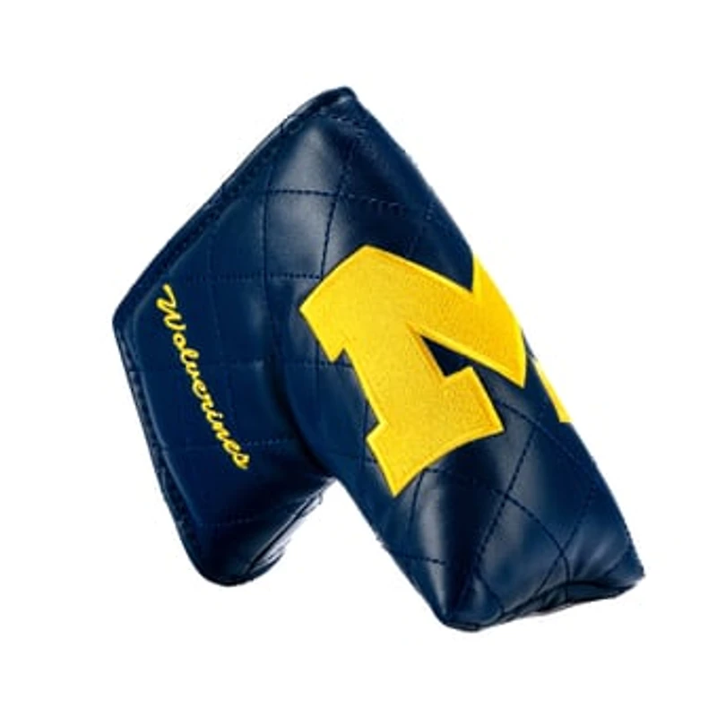 Hometown Brands Michigan Wolverines Diamond Stitch Blade Putter Cover