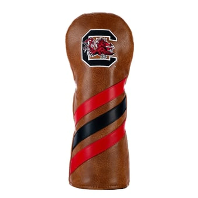 Hometown Brands South Carolina Gamecocks Leather Stripes Fairway Cover