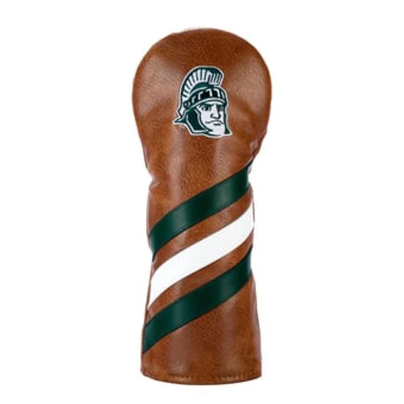 Hometown Brands Michigan State Spartans Leather Stripes Fairway Cover