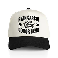 Men's /Black Garcia vs. Benn Zuffa Boxing 11 Collegiate Trucker Adjustable Hat