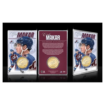 Highland Mint Cale Makar Colorado Avalanche Limited Edition Bronze Coin with Acrylic Holder