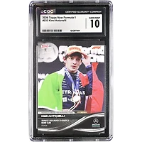 Kimi Antonelli Mercedes-AMG Petronas F1 Team 2026 Topps Now Formula 1 Youngest Ever Driver to Achieve a Grand Slam #33 CGC Authenticated GEM MINT 10 Card