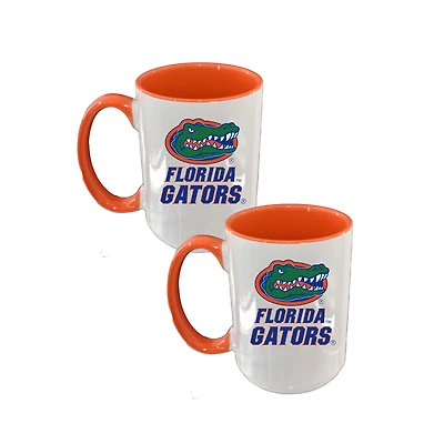 The Memory Company Florida Gators Two-Piece 15oz. Logo Coffee Mug Set