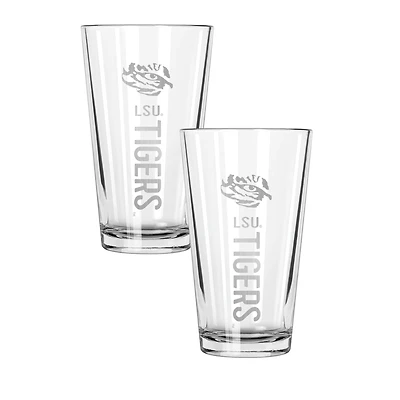The Memory Company LSU Tigers Two-Piece 16oz. Pinnacle Pint Glass Set
