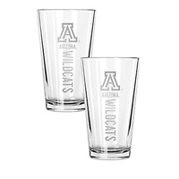 The Memory Company Arizona Wildcats Two-Piece 16oz. Pinnacle Pint Glass Set