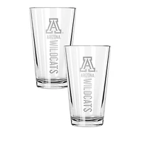 The Memory Company Arizona Wildcats Two-Piece 16oz. Pinnacle Pint Glass Set