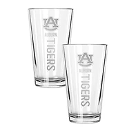The Memory Company Auburn Tigers Two-Piece 16oz. Pinnacle Pint Glass Set