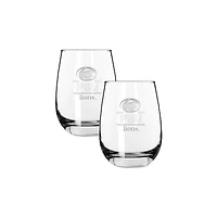 The Memory Company Penn State Nittany Lions Two-Piece 15oz. Classic Crew Stemless Wine Glass Set