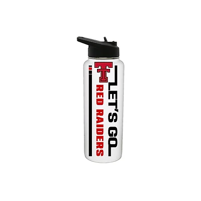 The Memory Company Texas Tech Red Raiders 34oz. Let's Go Stainless Steel Quencher Bottle