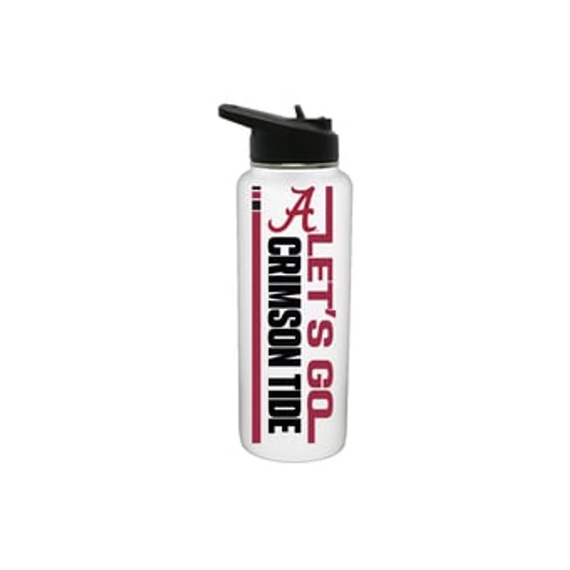 The Memory Company Alabama Crimson Tide 34oz. Let's Go Stainless Steel Quencher Bottle