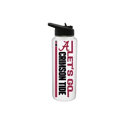 The Memory Company Alabama Crimson Tide 34oz. Let's Go Stainless Steel Quencher Bottle