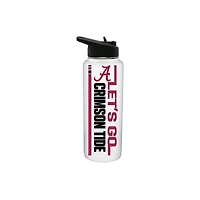 The Memory Company Alabama Crimson Tide 34oz. Let's Go Stainless Steel Quencher Bottle
