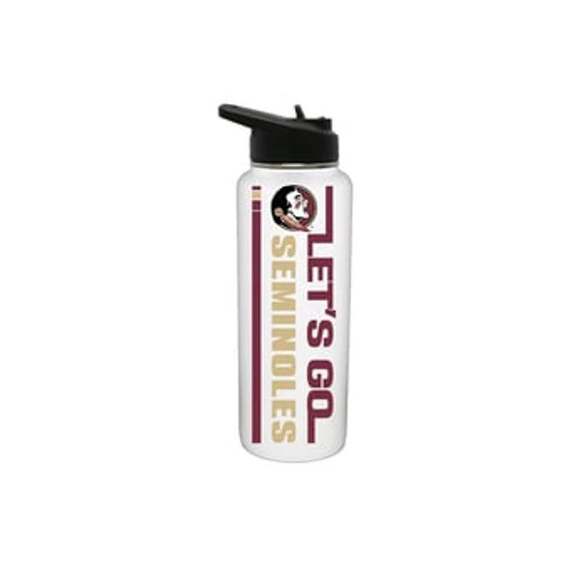 The Memory Company Florida State Seminoles 34oz. Let's Go Stainless Steel Quencher Bottle