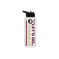The Memory Company Florida State Seminoles 34oz. Let's Go Stainless Steel Quencher Bottle