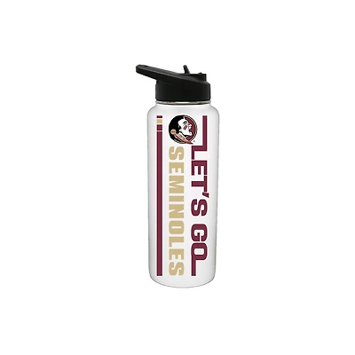 The Memory Company Florida State Seminoles 34oz. Let's Go Stainless Steel Quencher Bottle