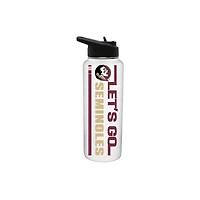 The Memory Company Florida State Seminoles 34oz. Let's Go Stainless Steel Quencher Bottle