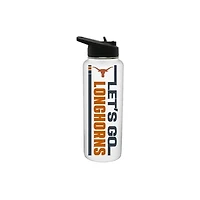 The Memory Company Texas Longhorns 34oz. Let's Go Stainless Steel Quencher Bottle