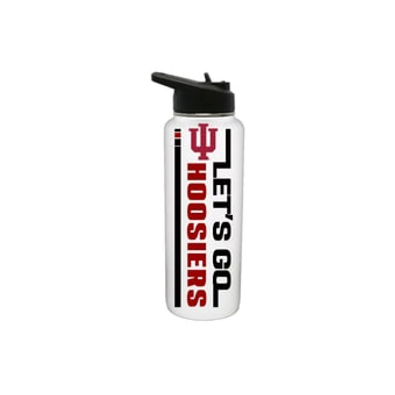 The Memory Company Indiana Hoosiers 34oz. Let's Go Stainless Steel Quencher Bottle