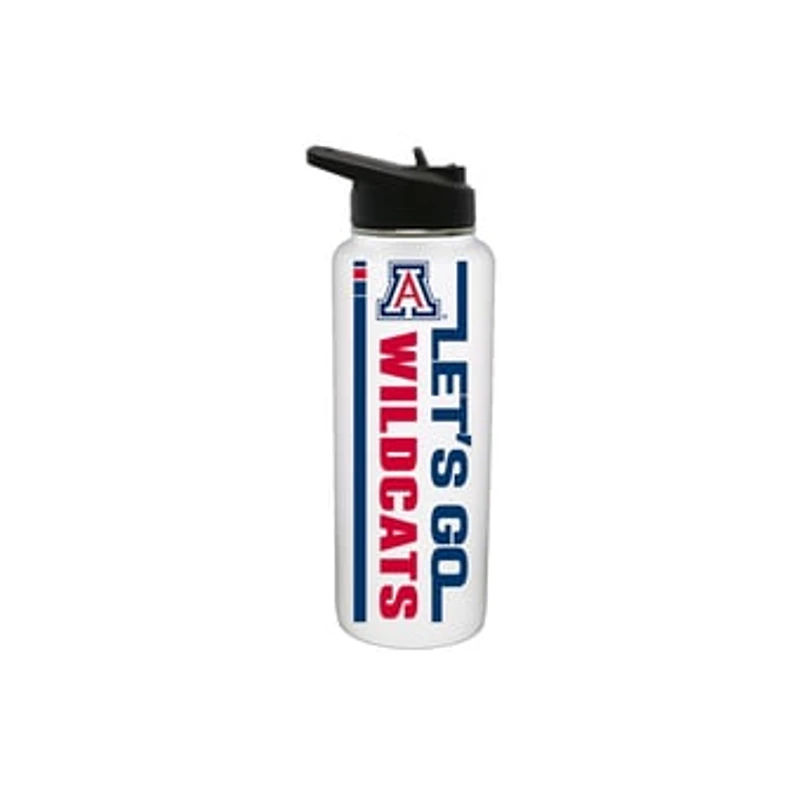 The Memory Company Arizona Wildcats 34oz. Let's Go Stainless Steel Quencher Bottle