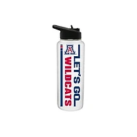 The Memory Company Arizona Wildcats 34oz. Let's Go Stainless Steel Quencher Bottle
