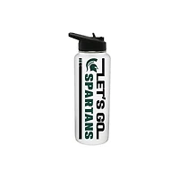 The Memory Company Michigan State Spartans 34oz. Let's Go Stainless Steel Quencher Bottle
