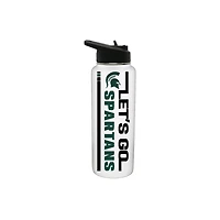 The Memory Company Michigan State Spartans 34oz. Let's Go Stainless Steel Quencher Bottle